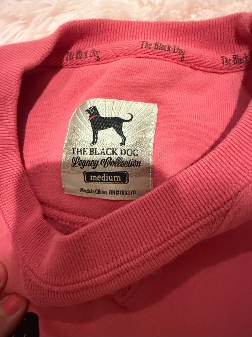 The black dog sweatshirt